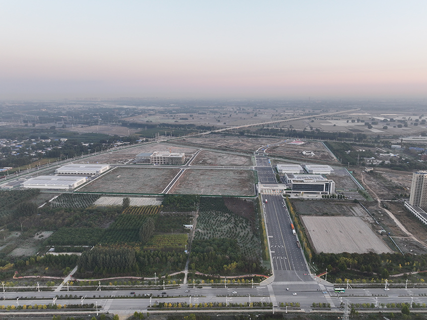 雄安综合保税区航拍图。雄安自贸区管委会供图