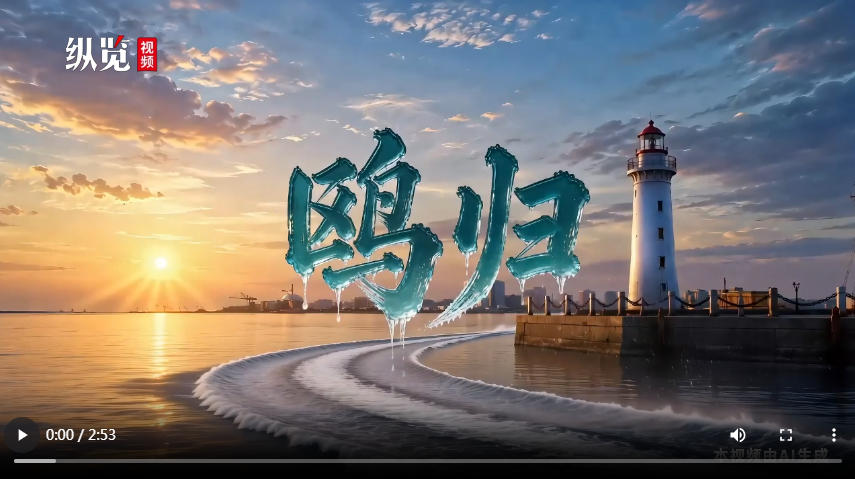 AI创意视频丨鸥归
